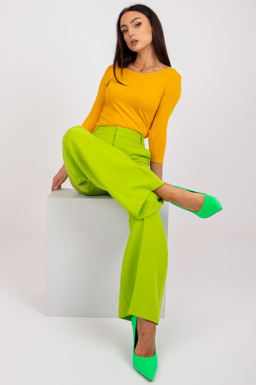 Tumši dzeltena Mona kokvilnas blūze