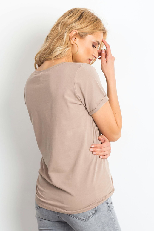 Tumši bēšs T-krekls Transformative