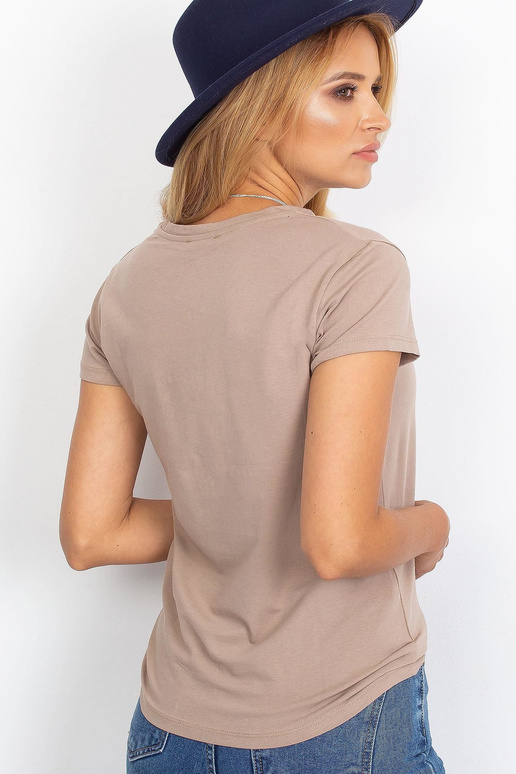 Tumši bēšs Peachy t-krekls