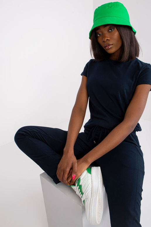 Tumši zils Peachy t-krekls