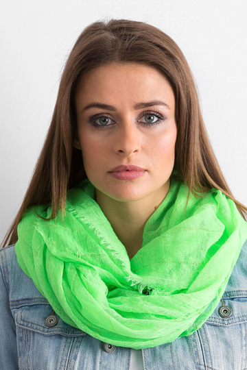Fluo zaļa šalle ar...