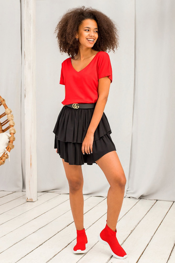 Emory sarkans t-krekls