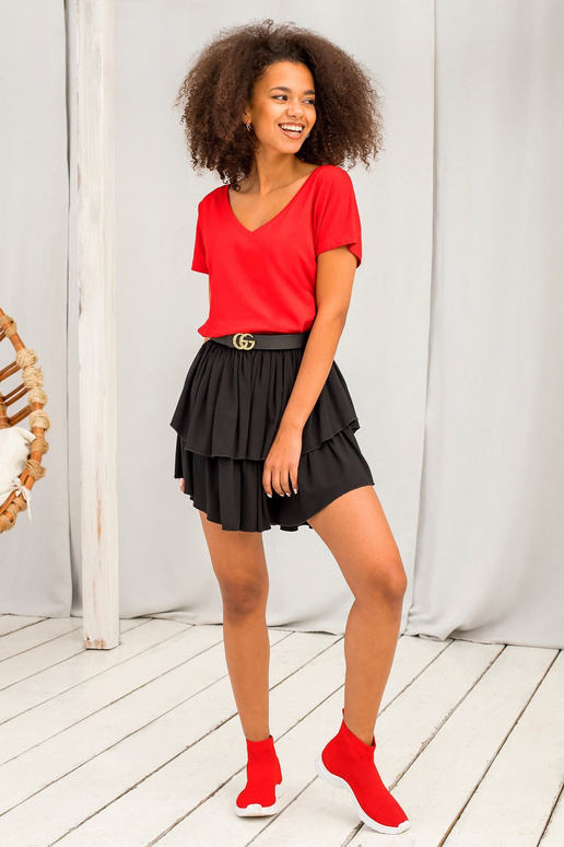 Emory sarkans t-krekls