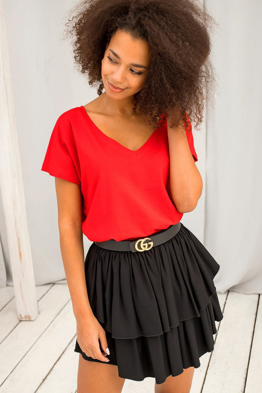 Emory sarkans t-krekls