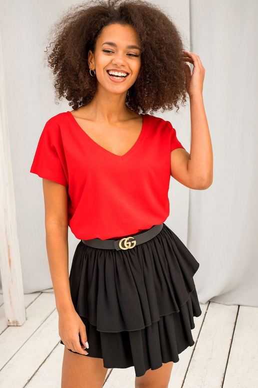 Emory sarkans t-krekls