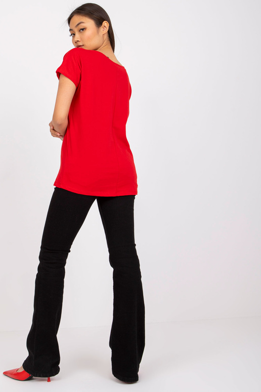 Emory sarkans t-krekls