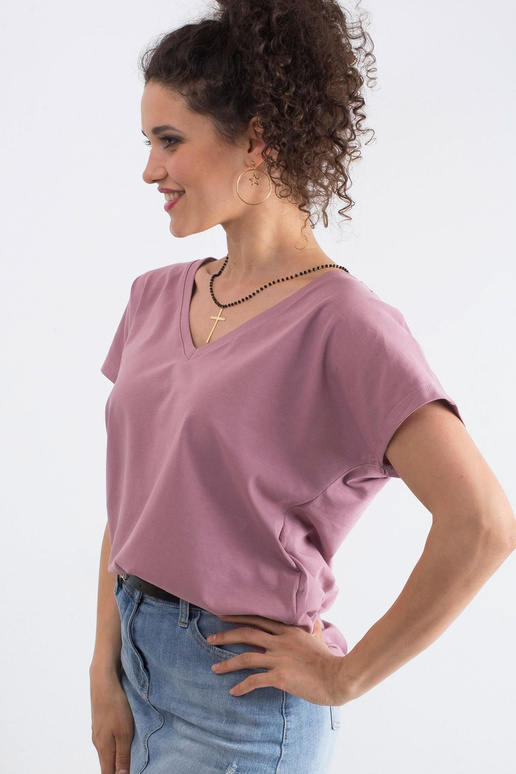 Netīri rozā t-krekls Emory