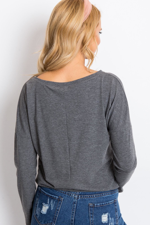 Karlas tumši pelēkā blūze