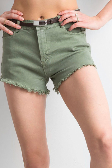 Zaļi džinsa šorti