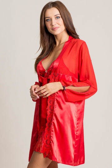 Sarkans komplekts Defne