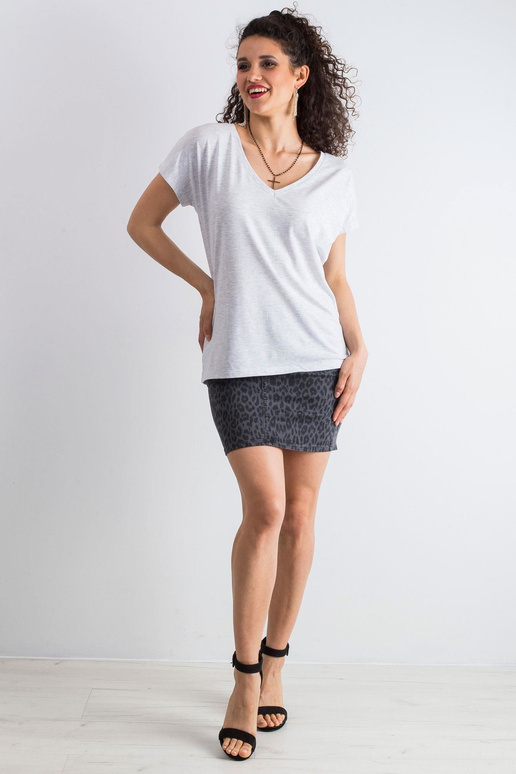 Gaiši pelēka melanža Emory t-krekls