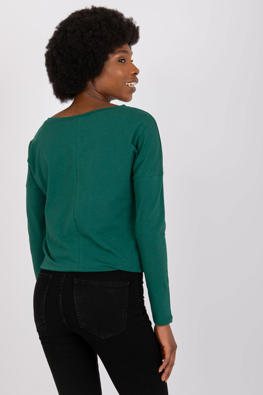 Karlas tumši zaļa blūze