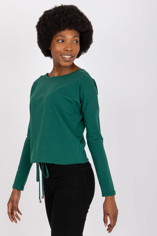 Karlas tumši zaļa blūze