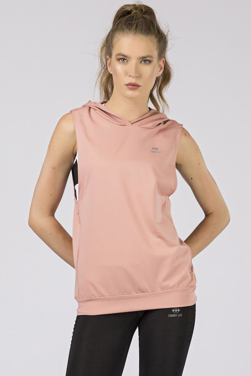 TOMMY LIFE Dirty Pink Hoodie