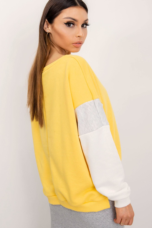 RUE PARIS Dzeltens Mona džemperis