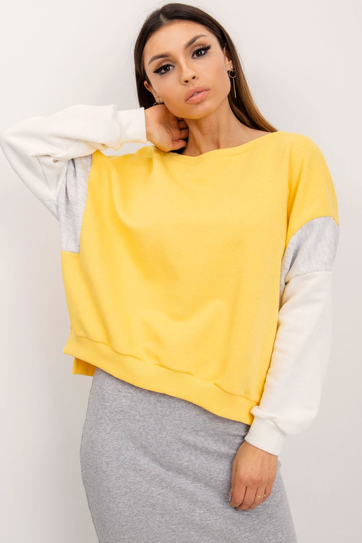 RUE PARIS Dzeltens Mona džemperis