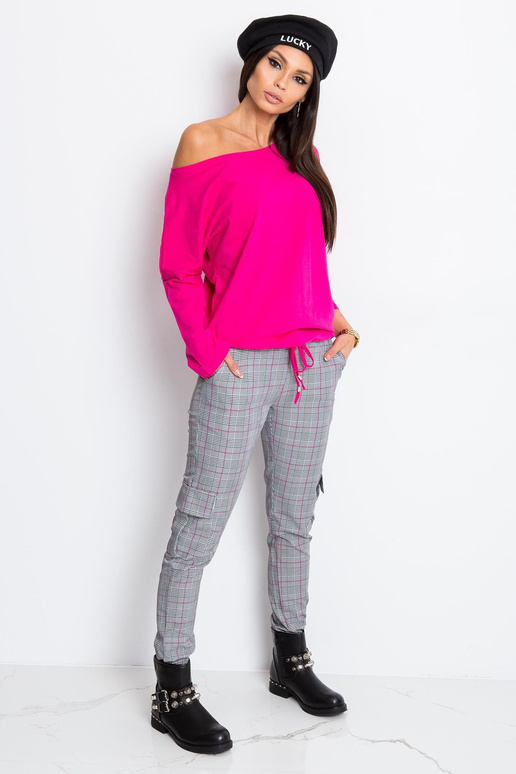 Fuksijas krāsas blūze Fiona