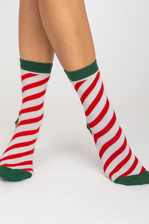 Ziemassvētku apdrukas zeķes, 3 pāri