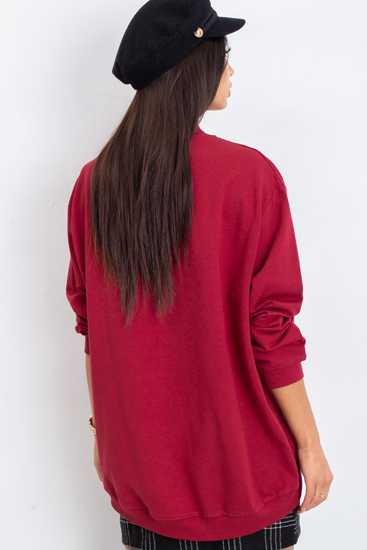 Burgundy Twist sporta krekls Burgundy Twist sporta krekls