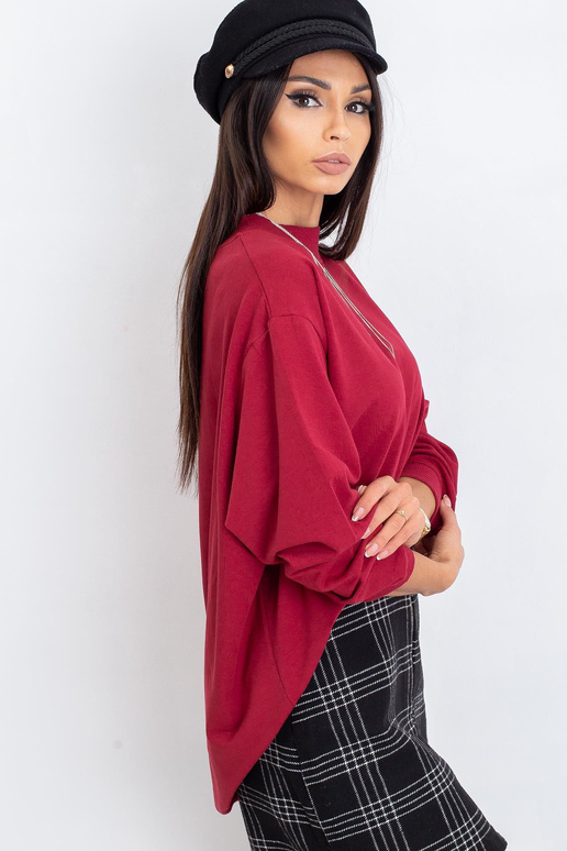 Burgundy Twist sporta krekls Burgundy Twist sporta krekls