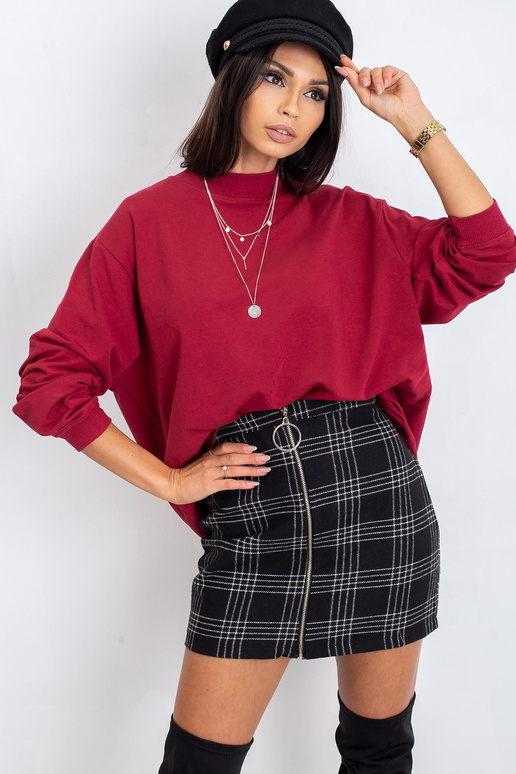 Burgundy Twist sporta krekls Burgundy Twist sporta krekls