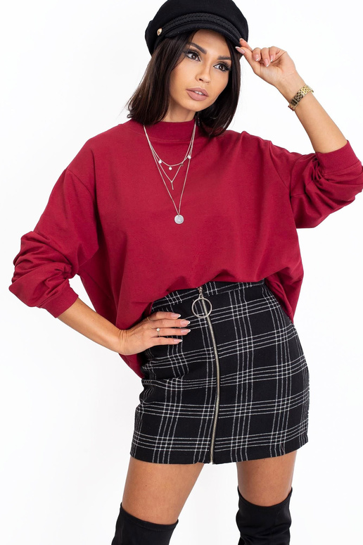 Burgundy Twist sporta krekls Burgundy Twist sporta krekls