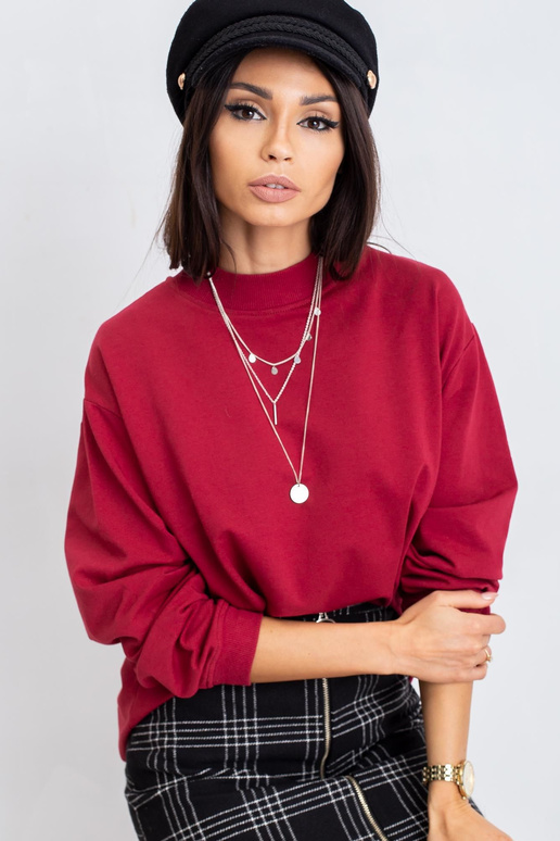 Burgundy Twist sporta krekls Burgundy Twist sporta krekls