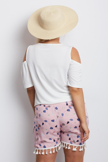 Rozā liela izmēra šorti