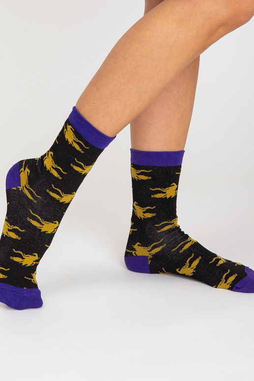 Krāsains kokvilnas zeķu komplekts