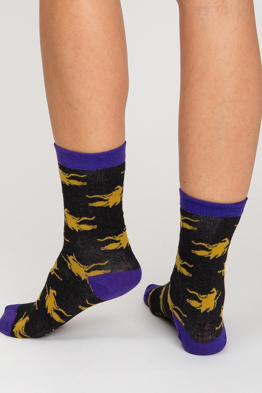 Krāsains kokvilnas zeķu komplekts