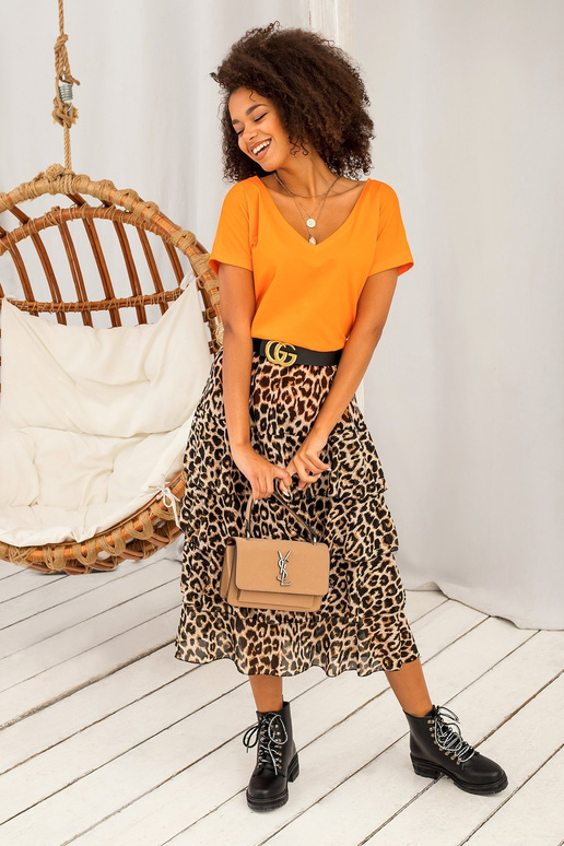 Fluo oranžs Emory t-krekls