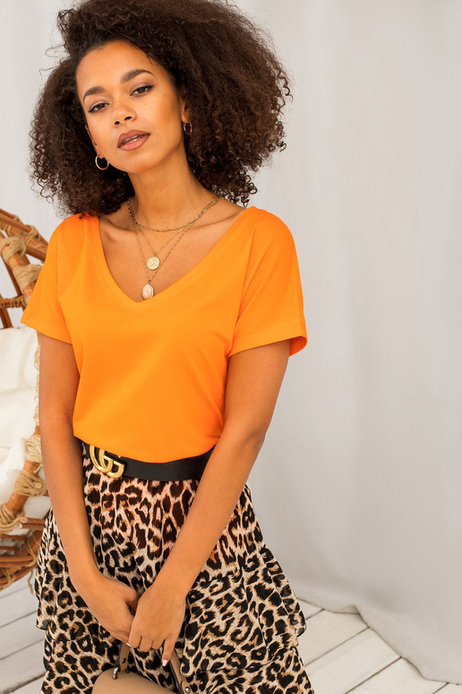 Fluo oranžs Emory t-krekls