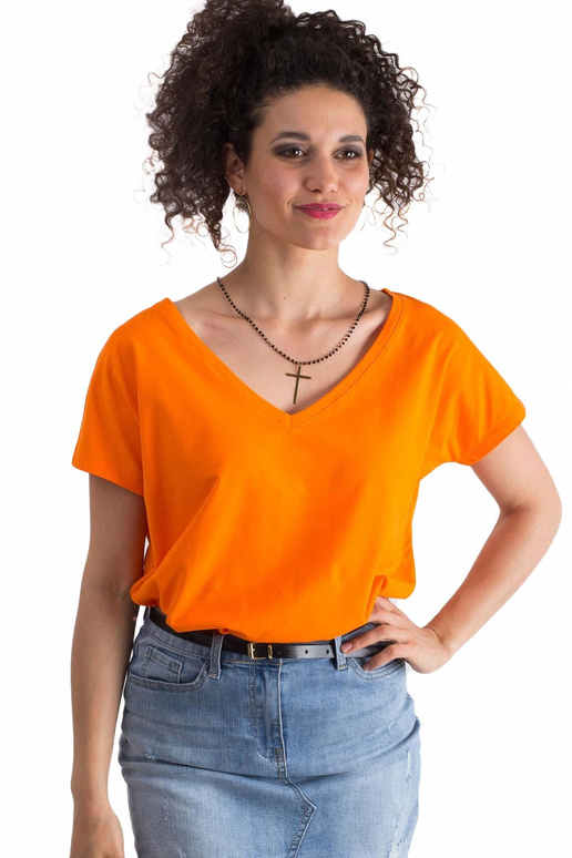 Fluo oranžs Emory t-krekls