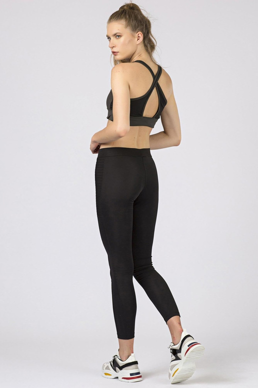 TOMMY LIFE Khaki krāsas sporta tops