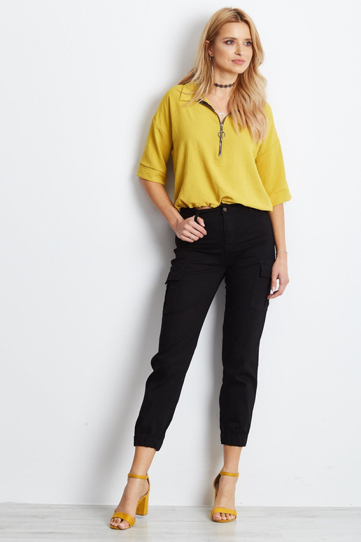 Džinsu bikses-JMP-SP-DZ17.56P-melnas