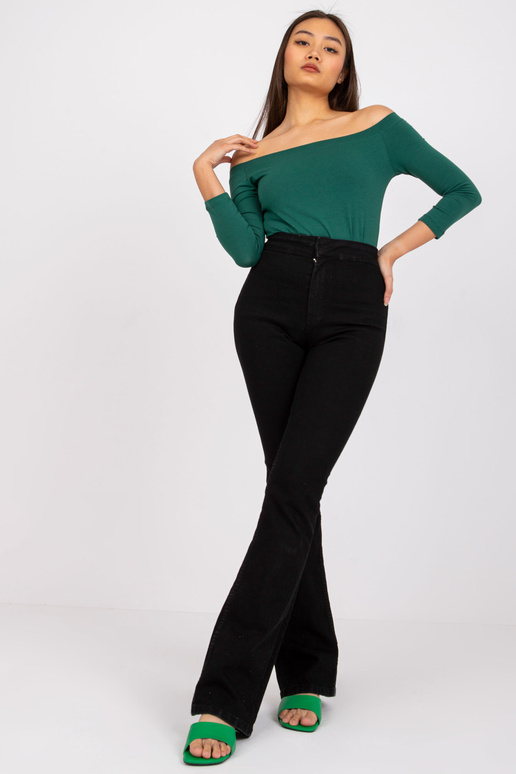 Tumši zaļa blūze Blink