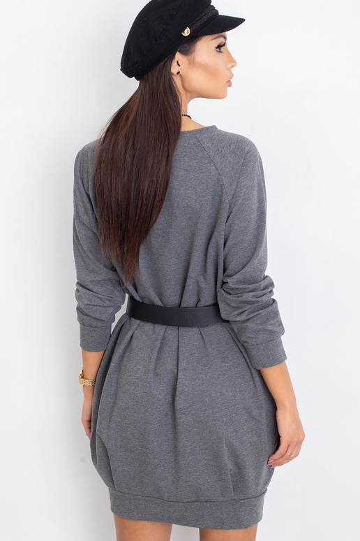 Tumši pelēka kleita Kristīne Tumši pelēka kleita Kristīne