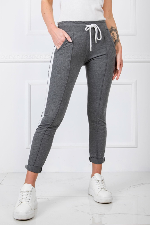 Tumši pelēkas Laney bikses Tumši pelēkas Laney bikses