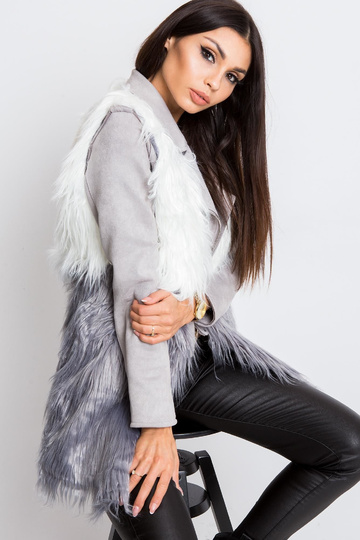 Balta un pelēka Lexie veste 2