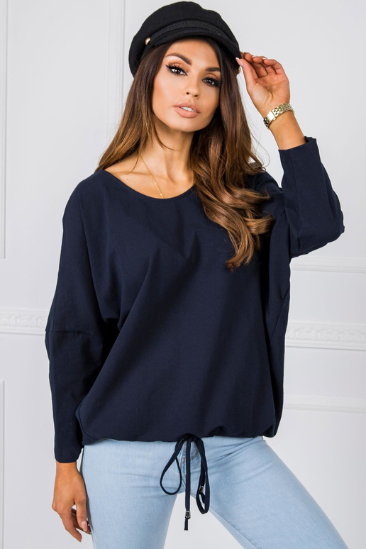 Tumši zila blūze Serafine