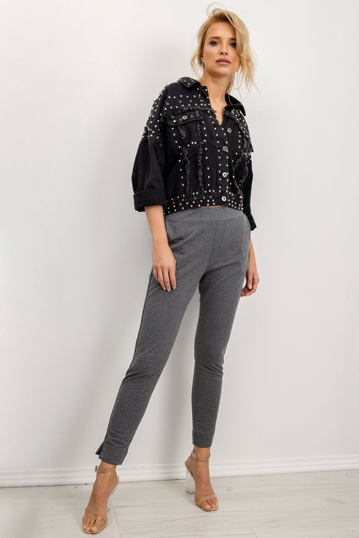 Tumši pelēkas bikses Nina