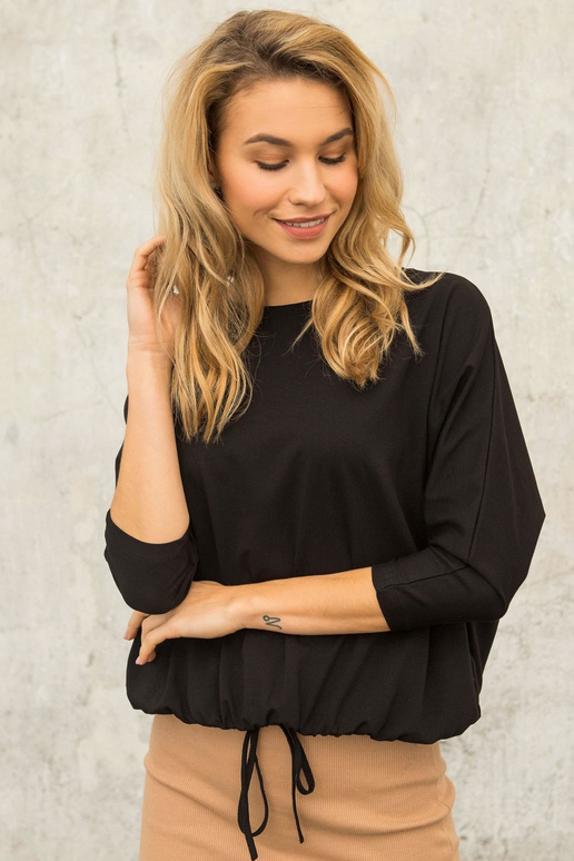 FITNESS Claire melna blūze FITNESS Claire melna blūze