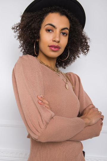 Gaiši brūna kleita Aleanor