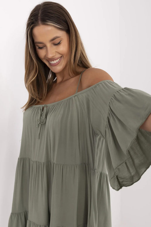 Haki krāsas kleita Veronique