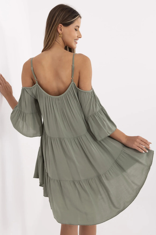 Haki krāsas kleita Veronique