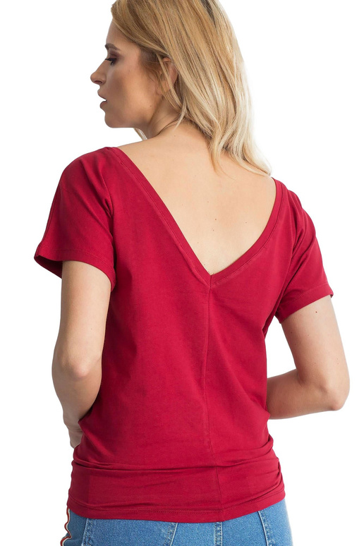 Burgundijas Fire T-krekls