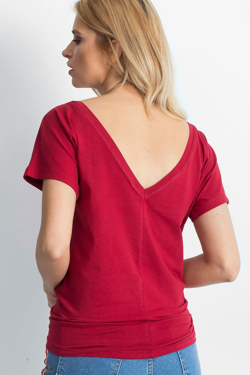 Burgundijas Fire T-krekls