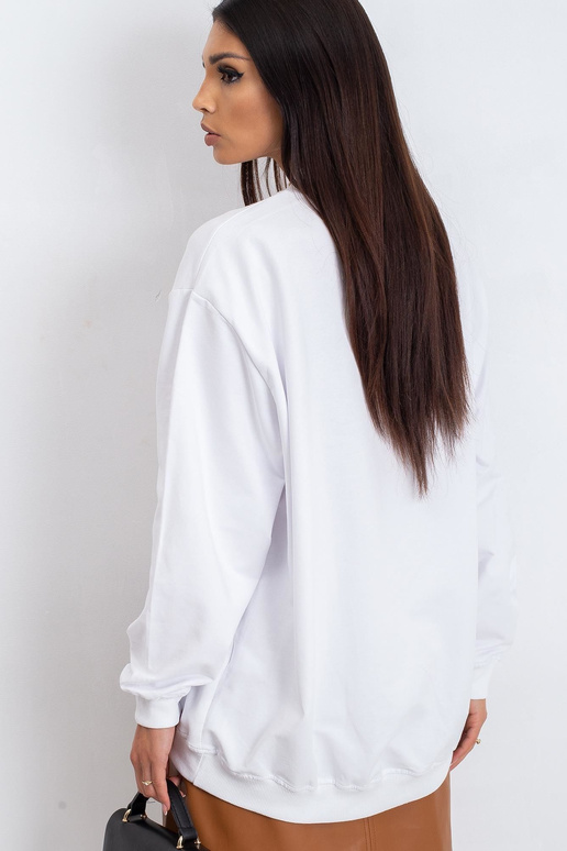 Balts Twist džemperis