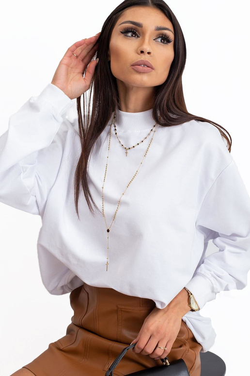 Balts Twist džemperis