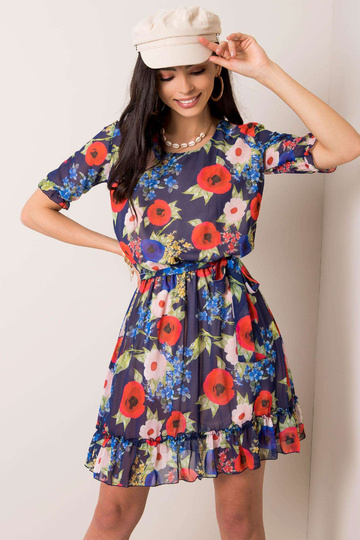 Tumši zila Bleika kleita 2